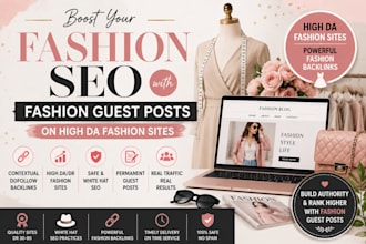 build fashion backlinks through fashion blogs on high da fashion sites