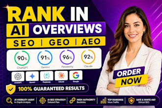 increase ai visibility score to rank website in chatgpt, gimini with aeo GEO SEO