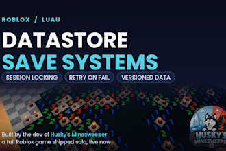 build a roblox datastore save system with session locking