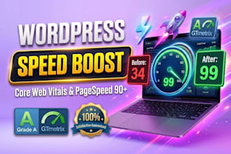 optimize wordpress site speed and increase google pagespeed score