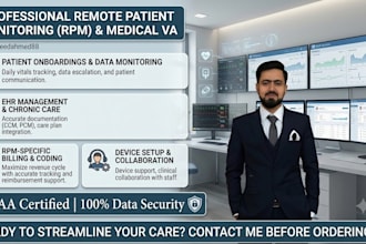 manage your remote patient monitoring rpm and ccm as a medical VA