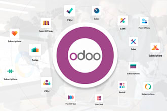 set up and configure odoo CRM, sales and purchase  modules