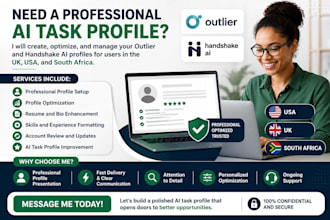 create and manage verified outlier  handshake ai accounts for you