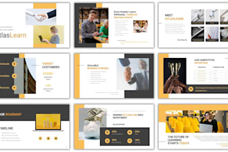 design an investor pitch deck in powerpoint, canva, google slides