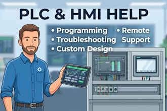 check and debug your plc and hmi program