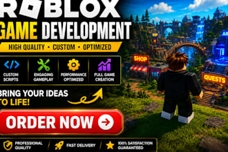 develop your full roblox game roblox game developer roblox vfx roblox map roblox