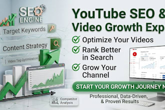 write SEO optimized youtube titles descriptions and tags