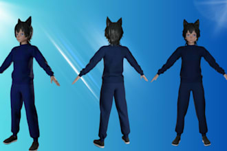design and animate high quality vrchat avatars