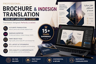 localize brochures into arabic with adobe indesign