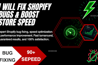 fix shopify bugs and boost store speed