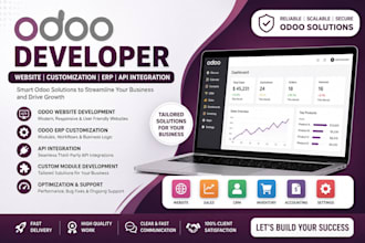odoo website odoo developer odoo customization, odoo erp and API integration