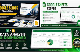 professional presentation designer google sheets expert
