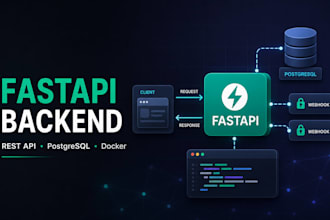 build a fastapi rest API with postgresql and docker