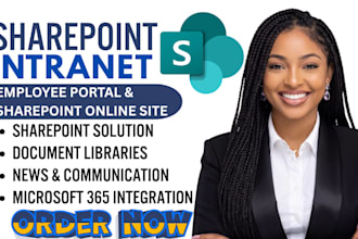 create sharepoint intranet, employee portal and sharepoint online site