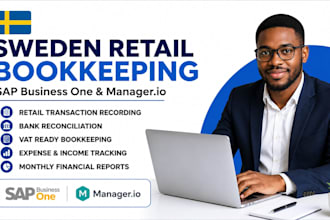 maintain sweden retail bookkeeping using sap business one and manager io