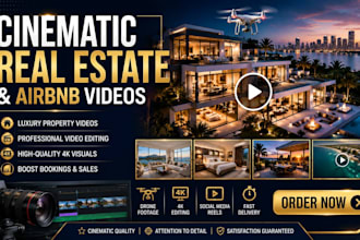 edit cinematic real estate and airbnb property videos