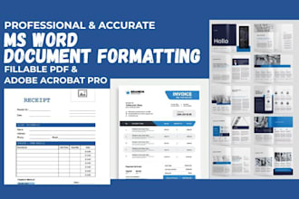 do ms word editable document formatting, fillable pdf document adobe acrobat pro