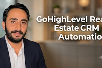 build a complete gohigh level real estate CRM with buyer seller automation