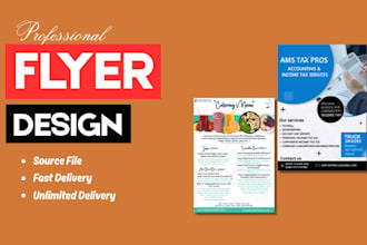 do advertising, product, credit repair flyer