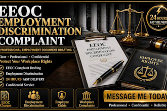 draft an eeoc employment discrimination complaint professionally