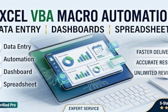 do excel vba , macro automation an