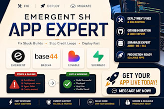 deploy fix emergent sh app emergent github migration base44 lovable ai supabase