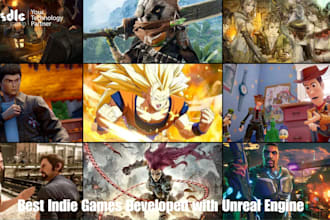 do full unreal engine game development tps game shooting game and fighting game
