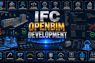 develop ifc bim parser model convert openbim automation software