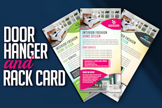 design amazing rack card or dl flyer for you