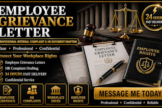draft an employee grievance and internal workplace complaint letter