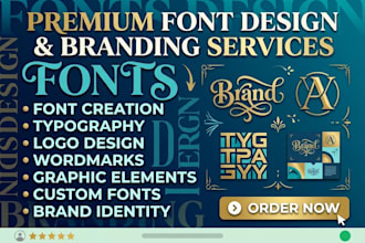 individuelle schriftarten, kalligrafie designs und einzigartige logo typografie