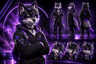 create a custom furry 3d avatar