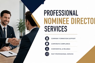 provide professional UK or USA nominee director service