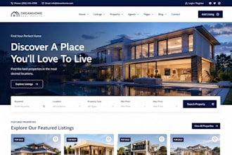 develop real estate website, realtor website and property website with idx, mls