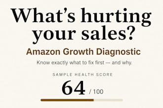 perform an amazon growth diagnostic to find what is hurting your sales