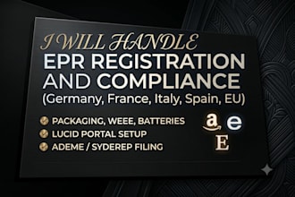 handle epr registration and compliance for germany, france, and eu sellers
