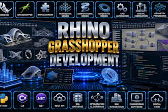 develop rhino grasshopper plugin parametric design, cad automation tools