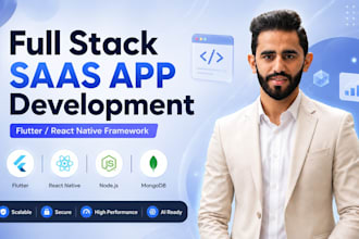 construct a scalable full stack saas mobile app with API integration