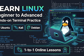 teach linux from beginner to advanced