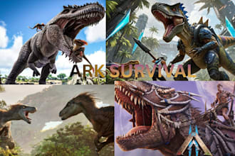 help you on ark survival ascended, create a custom paint job
