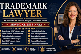 conduct a comprehensive uspto trademark search and clearance analysis