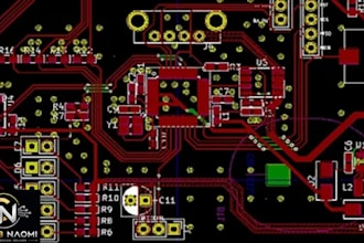 design custom pcb boards with schematic and manufacturing files