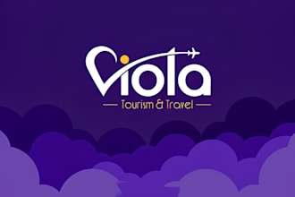 do a modern travel, tourism, beach and resort logo or any graphics design