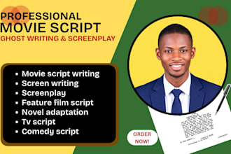 write screenplay screenwriting movie script feature film script short film