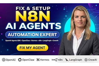 fix ai agent n8n automation langgraph hermes openclaw openai agents sdk crewai