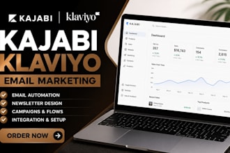 do kajabi klaviyo email marketing, automation, campaigns, newsletter