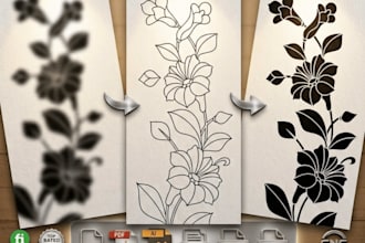 convert raster image or logo to vector and cnc cut files