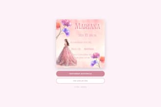 create a custom interactive digital invitation website