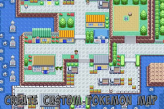 create custom pokémon towns, routes, dungeons and overworld maps