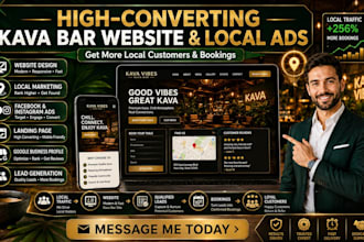 build a high converting website and local marketing for your kratom and kava bar